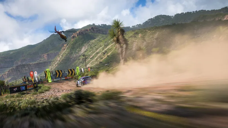 Capture officielle de Forza Horizon 5 Rally Adventure montrant le contexte de gameplay pour l'étape 1 du guide joueur