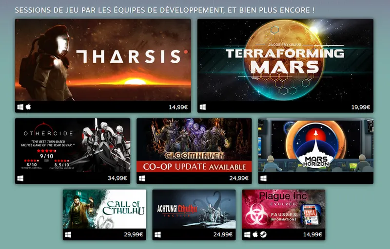 festival jeux de plateau steam