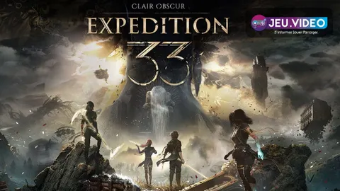 Scène extérieure de Clair Obscur Expedition 33 utilisée pour présenter les réglages Steam Deck FPS et batterie
