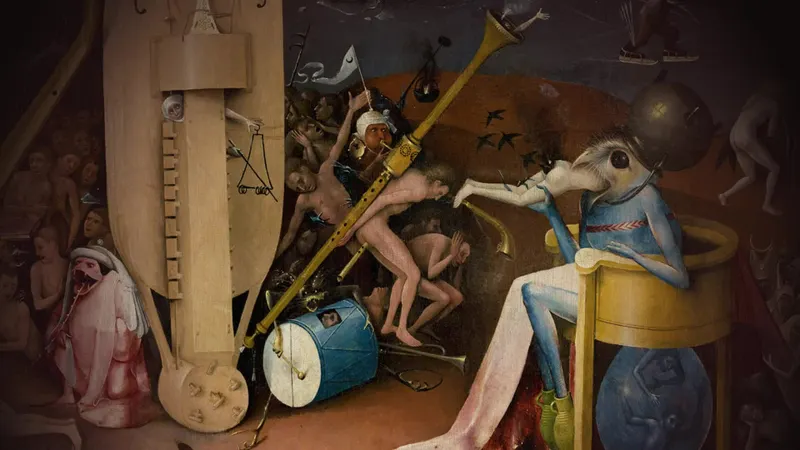 Canvas Infernum trailer montrant les tuiles et la composition du tableau infernal