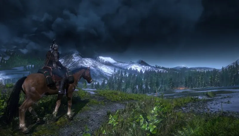 Ambiance de Witcher 3 sur playstation4 Ambiance de Witcher 3 sur ps4