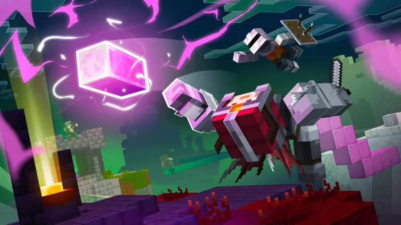 Imagen oficial de Minecraft utilizada como contexto de jugabilidad para la sección 2 del artículo