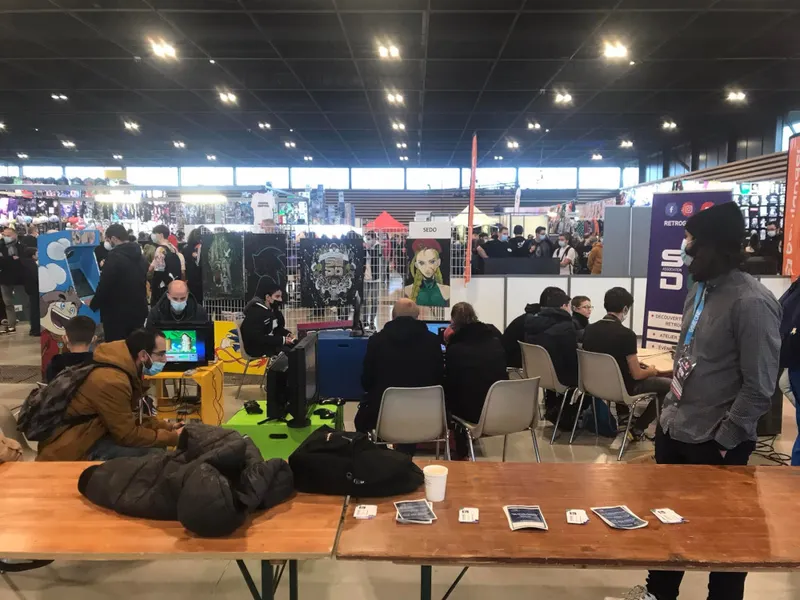 Games in Reims Interview SEDO - stand