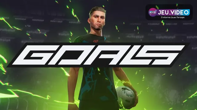 Visuel officiel de GOALS montrant un match de football compétitif et l’intensité des duels à anticiper avec une équipe équilibrée.