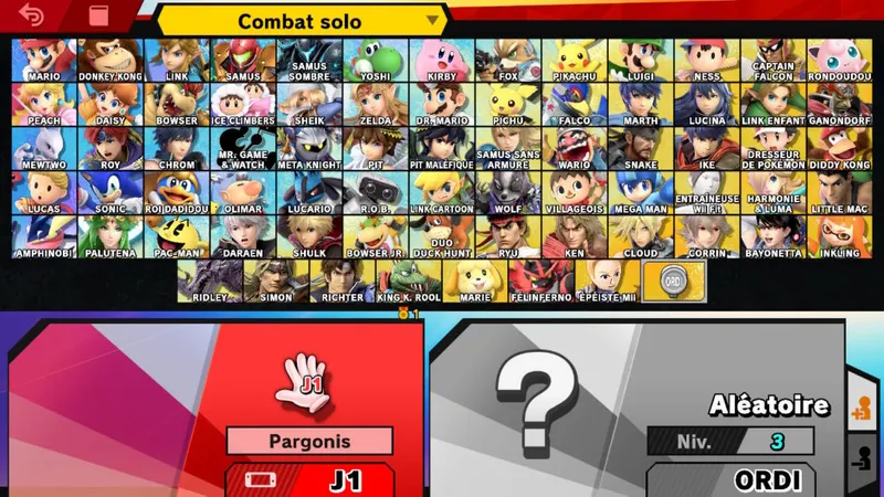 guide smash bros ultimate : améliorer puissance Smash - un Roster comme terrain de détente