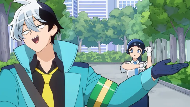 Super Psychic Policeman Chojo : visuel d’en-tête lié à l’adaptation animée