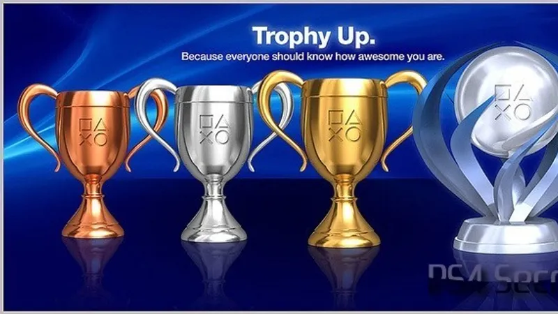 Fonctionnement des trophées et niveau sur Playstation