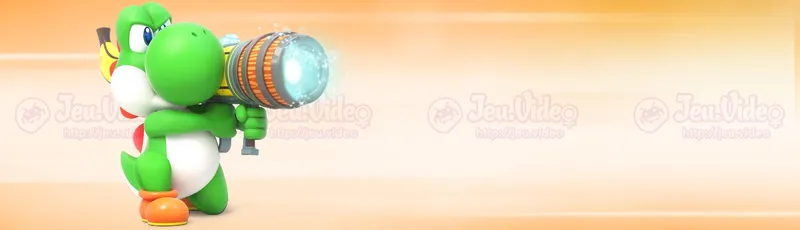 Mario bannière yoshi