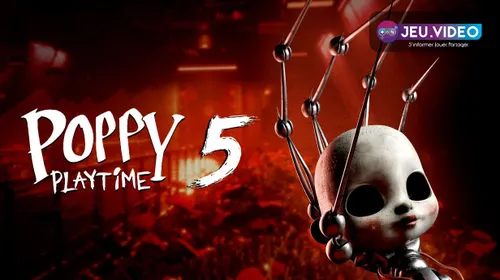 Poppy Playtime sortie console avec le visuel officiel du chapitre 5 et son pantin