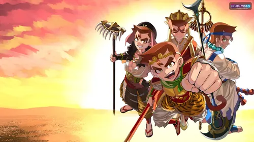 Kunio dans River City Saga Journey to the West