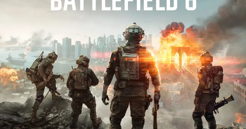 Visuel officiel de Battlefield 6 utilise comme contexte de gameplay pour la section 2 de l'article