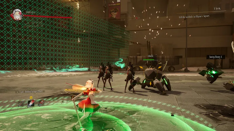 Mahou Arms : héroïne magique dans une zone de combat futuriste