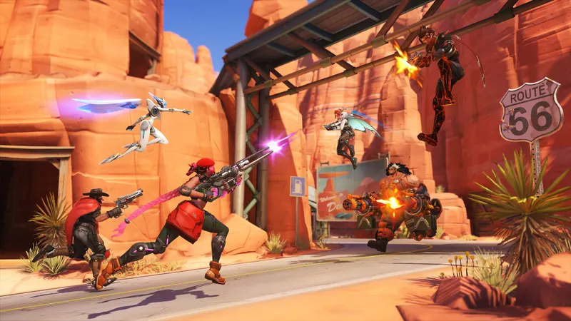 Capture officielle de Overwatch 2 montrant le contexte de gameplay pour l'étape 1 du guide joueur