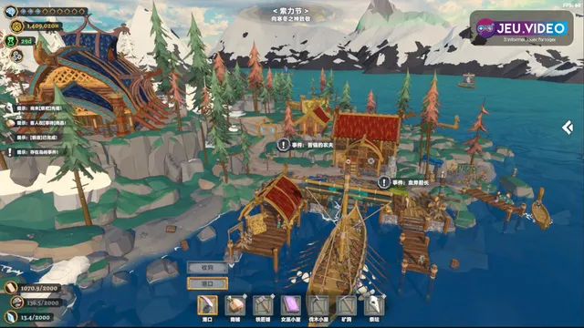 Viking Vending, gestion d’un comptoir viking au bord du port