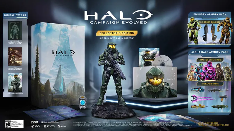 Contenu de la Collector Edition de Halo Campaign Evolved