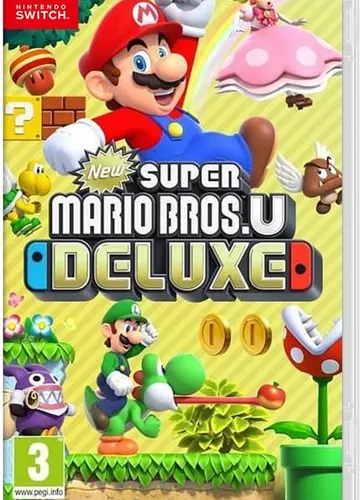 New Super Mario Bros.U Deluxe — jaquette du jeu