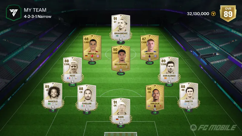 EA SPORTS FC Mobile montre la construction de son équipe Ultimate Team