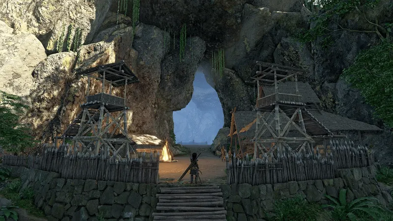 Entrée fortifiée d