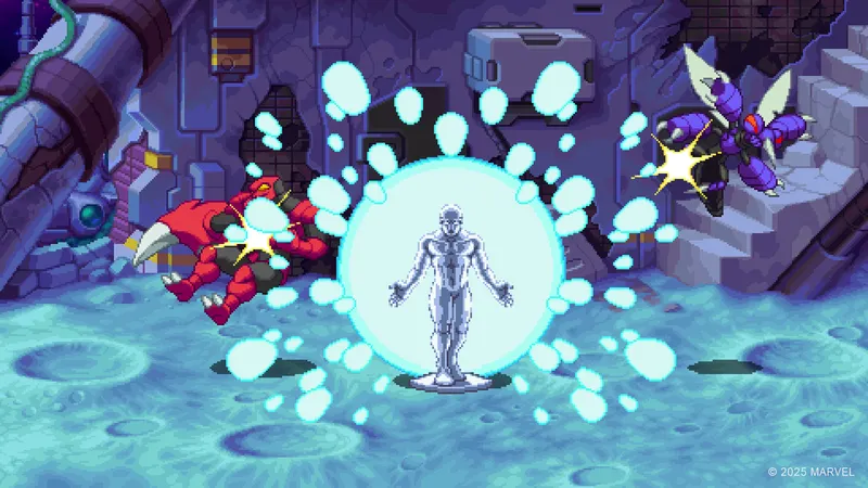MARVEL Cosmic Invasion coopération multijoueur avec plusieurs héros