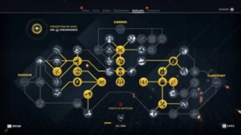 Explorez l'arbre de compétences