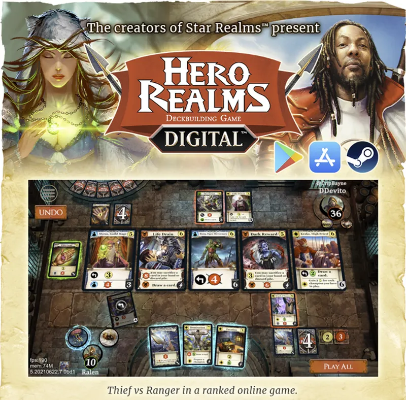 Hero Realms - goals