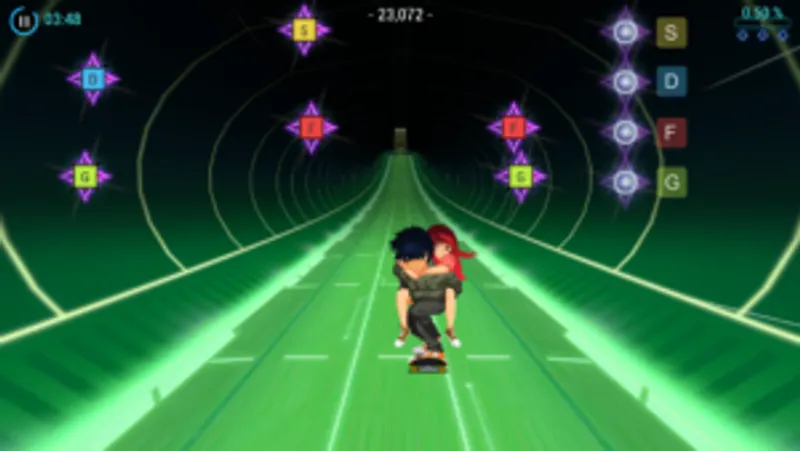 Lost in Harmony - Séquence "Dance Dance Revolution"