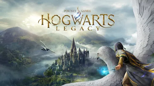Personnage de Hogwarts Legacy dans un décor extérieur de l’univers magique, visuel éditorial officiel pour présenter les premières priorités du jeu