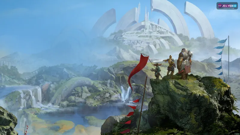 Guild Wars 3 trailer avec le logo officiel et le monde d’Orr en arrière-plan