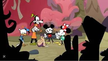Minnie, mickey Pluto Donald