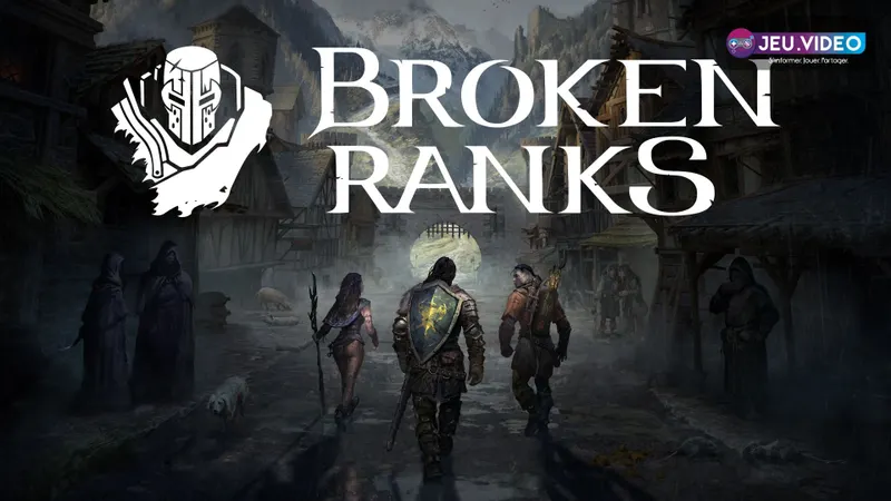 Broken Ranks trailer montrant le key art officiel du MMORPG dark fantasy