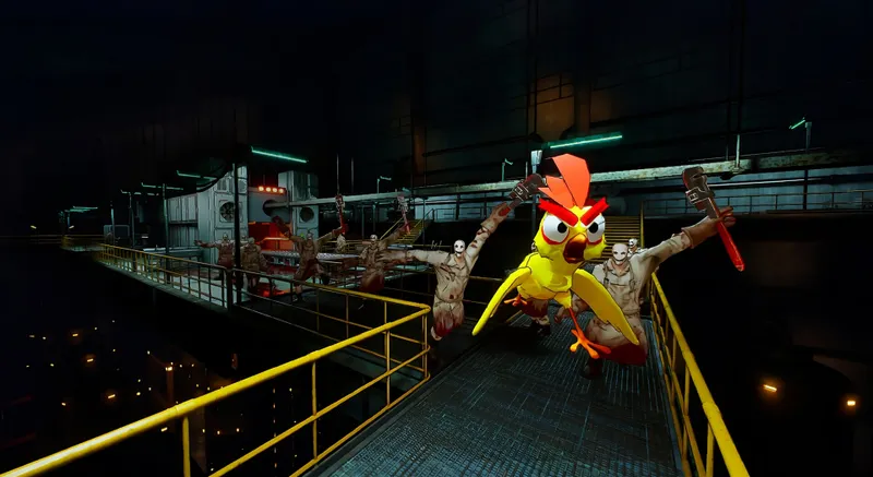 Eggscape: la gallina en un peligroso entorno industrial