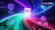 Visuel officiel Epic Online Services représentant des joueurs reliés entre plateformes pour expliquer la différence entre crossplay et cross-platform