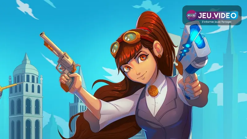 Clockwork Ambrosia, key art steampunk du metroidvania PC