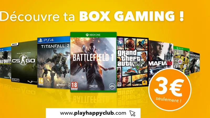 Découvre ta box geek pour 3€