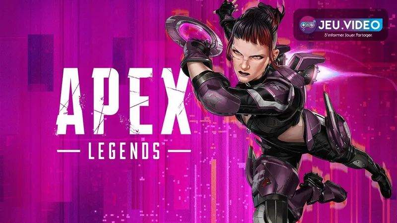 Visuel officiel Apex Legends montrant une légende en action pour illustrer les réglages FPS, visibilité et sensibilité