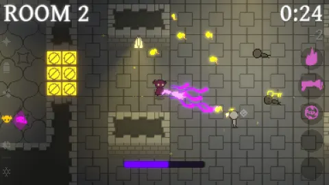 Negative Time : visuel officiel du shooter bullet hell temporel
