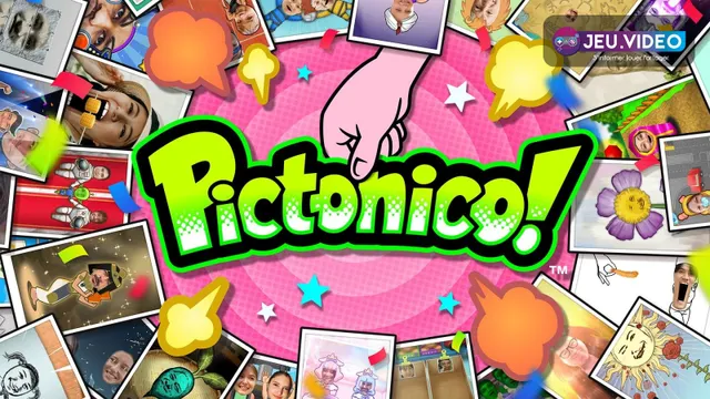 Pictonico sortie mobile avec key art Nintendo et photos transformées en microjeux