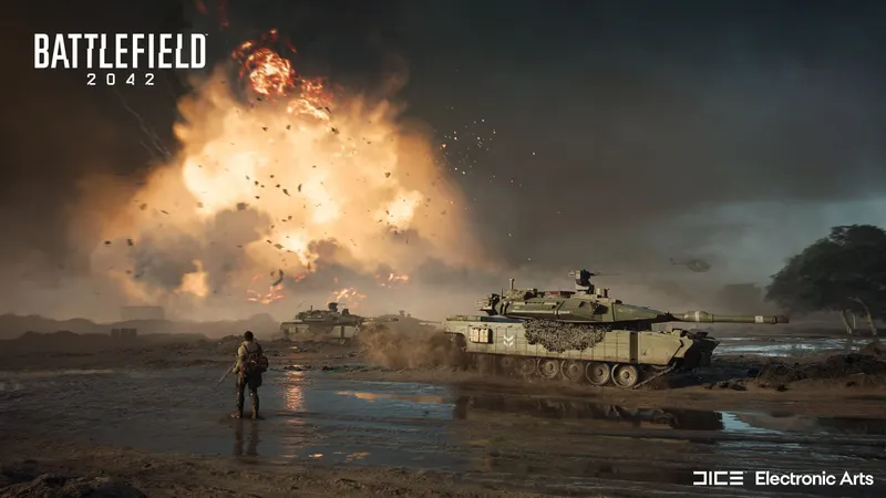 Escouade Battlefield 2042 avançant sous le feu pour répartir Assaut Ingénieur Soutien et Éclaireur avant une poussée