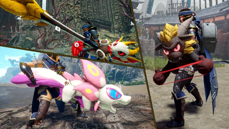 Monster Hunter Rise : Sunbreak peluche Capcom mise à jour 