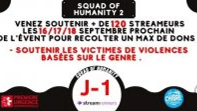 Première Urgence Internationale: streamers au service de l'ONG