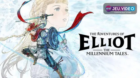The Adventures of Elliot : The Millennium Tales, visuel officiel du jeu d’action-RPG HD-2D