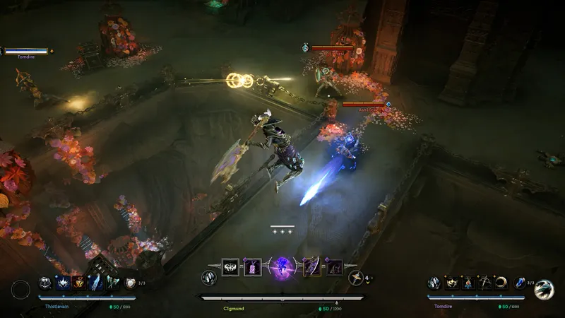 Capture officielle de Arkheron montrant le contexte de gameplay