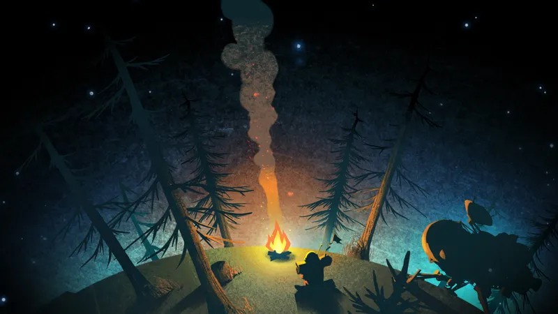 Outer Wilds - feu de camps