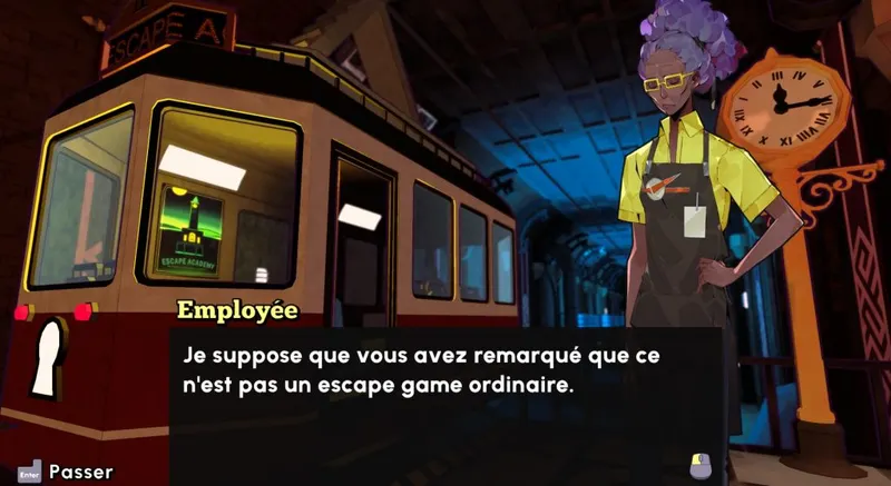 Test démo Escape Academy - Scénario