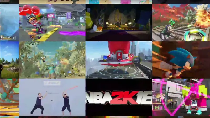 Switch : Tous les jeux prévus pour 2017