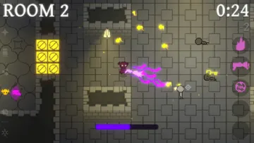 Negative Time : visuel officiel du shooter bullet hell temporel