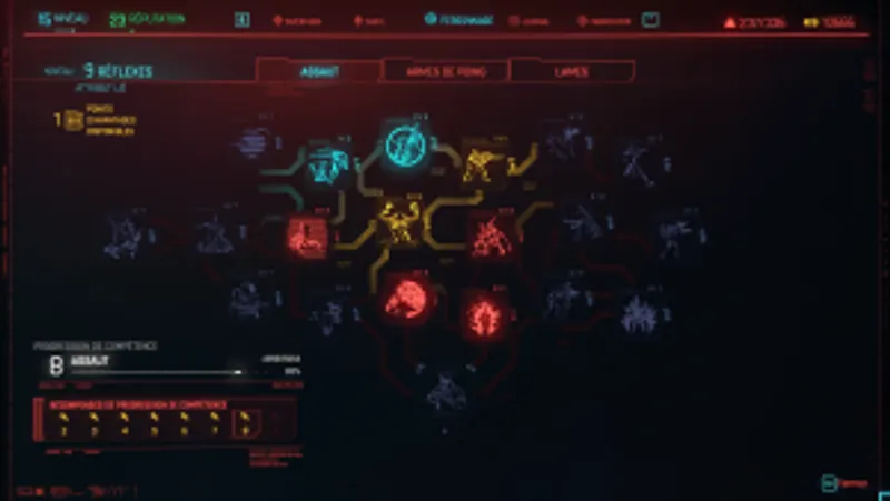 Cyberpunk 2077 - bien débuter - compétences