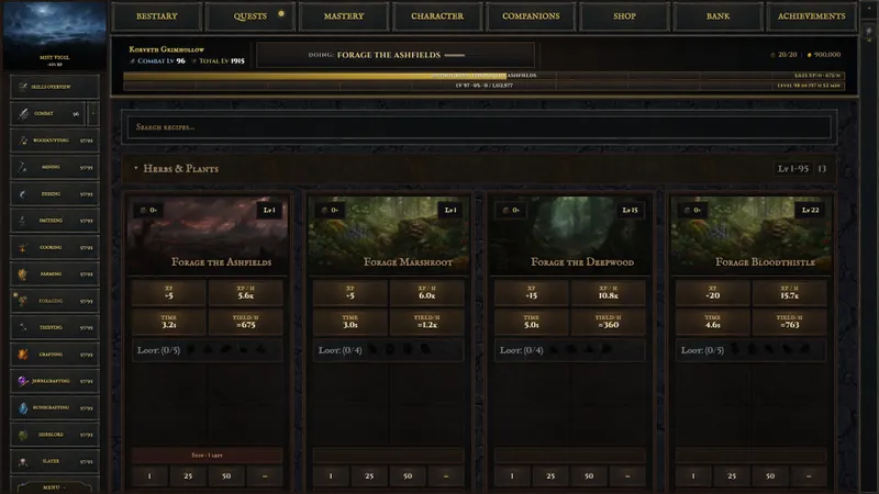 Grim Reach Idle : visuel officiel du contenu annoncé