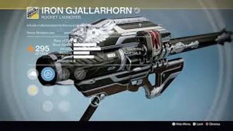 Comment obtenir le lance-roquettes Gjallarhorn ?