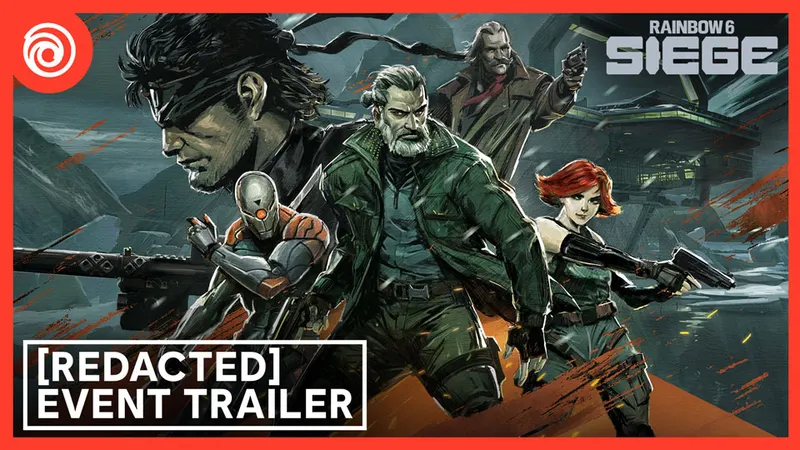Rainbow Six Siege x Metal Gear Solid : visuel officiel du crossover